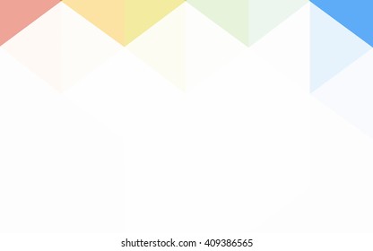 Multicolor polygonal illustration, which consist of triangles. Geometric background in Origami style with gradient. Triangular design for your business. Rainbow, spectrum image.