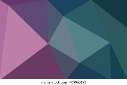 Multicolor polygonal illustration, which consist of triangles. Geometric background in Origami style with gradient. Triangular design for your business.