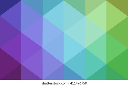 Multicolor polygonal illustration, which consist of triangles. Geometric background in Origami style with gradient. Triangular design for your business. Rainbow, spectrum image.