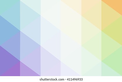 Multicolor polygonal illustration, which consist of triangles. Geometric background in Origami style with gradient. Triangular design for your business. Rainbow, spectrum image.