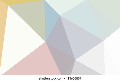 Multicolor polygonal illustration, which consist of triangles. Geometric background in Origami style with gradient. Triangular design for your business. Rainbow, spectrum image.