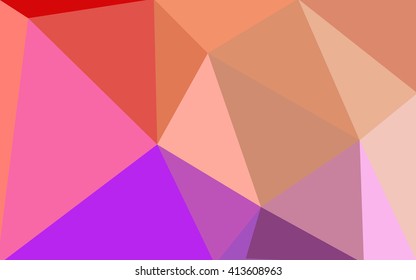 Multicolor polygonal illustration, which consist of triangles. Geometric background in Origami style with gradient. Triangular design for your business. Rainbow, spectrum image.