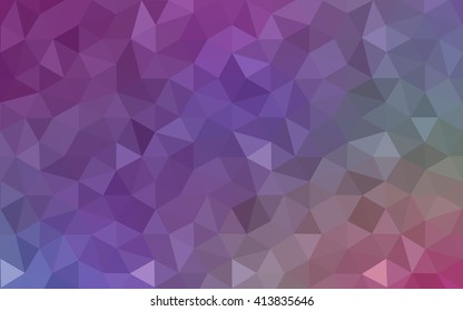 Multicolor polygonal illustration, which consist of triangles. Geometric background in Origami style with gradient. Triangular design for your business. Rainbow, spectrum image.