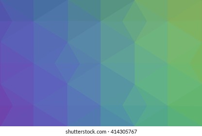 Multicolor polygonal illustration, which consist of triangles. Geometric background in Origami style with gradient. Triangular design for your business. Rainbow, spectrum image.