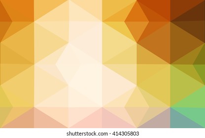 Multicolor polygonal illustration, which consist of triangles. Geometric background in Origami style with gradient. Triangular design for your business. Rainbow, spectrum image.