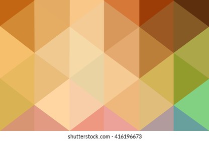 Multicolor polygonal illustration, which consist of triangles. Geometric background in Origami style with gradient. Triangular design for your business. Rainbow, spectrum image.