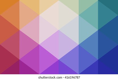 Multicolor polygonal illustration, which consist of triangles. Geometric background in Origami style with gradient. Triangular design for your business. Rainbow, spectrum image.
