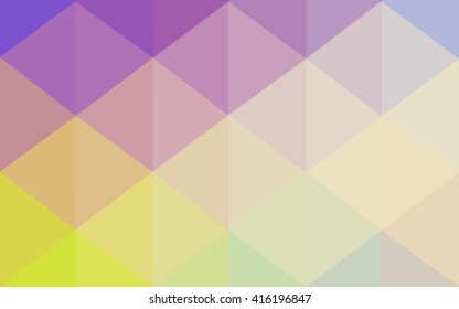 Multicolor polygonal illustration, which consist of triangles. Geometric background in Origami style with gradient. Triangular design for your business. Rainbow, spectrum image.
