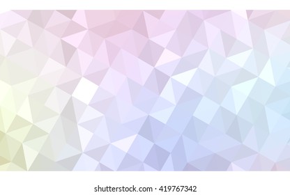 Multicolor polygonal illustration, which consist of triangles. Geometric background in Origami style with gradient. Triangular design for your business. Rainbow, spectrum image.