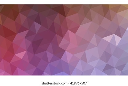 Multicolor polygonal illustration, which consist of triangles. Geometric background in Origami style with gradient. Triangular design for your business. Rainbow, spectrum image.