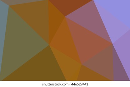 Multicolor polygonal illustration, which consist of triangles. Geometric background in Origami style with gradient. Triangular design for your business. Rainbow, spectrum image.