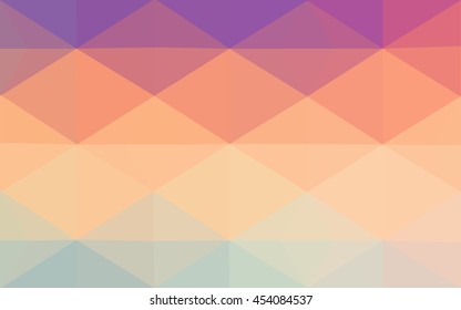 Multicolor polygonal illustration, which consist of triangles. Geometric background in Origami style with gradient. Triangular design for your business. Rainbow, spectrum image.
