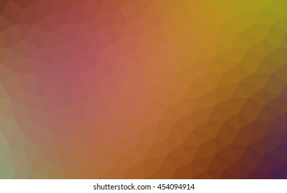 Multicolor polygonal illustration, which consist of triangles. Geometric background in Origami style with gradient. Triangular design for your business. Rainbow, spectrum image.