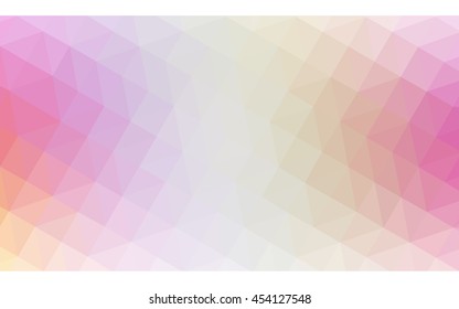 Multicolor polygonal illustration, which consist of triangles. Geometric background in Origami style with gradient. Triangular design for your business. Rainbow, spectrum image.