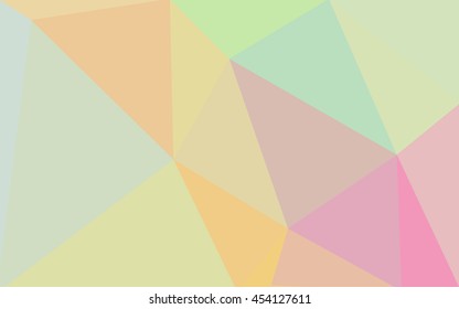 Multicolor polygonal illustration, which consist of triangles. Geometric background in Origami style with gradient. Triangular design for your business. Rainbow, spectrum image.
