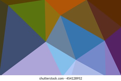 Multicolor polygonal illustration, which consist of triangles. Geometric background in Origami style with gradient. Triangular design for your business. Rainbow, spectrum image.