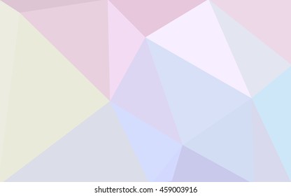 Multicolor polygonal illustration, which consist of triangles. Geometric background in Origami style with gradient. Triangular design for your business. Rainbow, spectrum image.