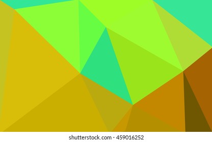 Multicolor polygonal illustration, which consist of triangles. Geometric background in Origami style with gradient. Triangular design for your business. Rainbow, spectrum image.