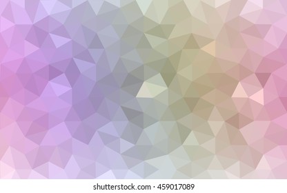 Multicolor polygonal illustration, which consist of triangles. Geometric background in Origami style with gradient. Triangular design for your business. Rainbow, spectrum image.
