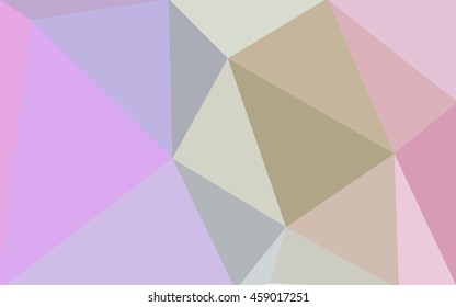 Multicolor polygonal illustration, which consist of triangles. Geometric background in Origami style with gradient. Triangular design for your business. Rainbow, spectrum image.