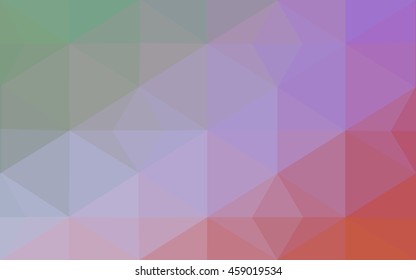 Multicolor polygonal illustration, which consist of triangles. Geometric background in Origami style with gradient. Triangular design for your business. Rainbow, spectrum image.