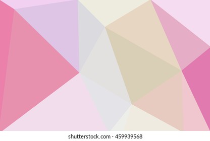 Multicolor polygonal illustration, which consist of triangles. Geometric background in Origami style with gradient. Triangular design for your business. Rainbow, spectrum image.