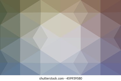 Multicolor polygonal illustration, which consist of triangles. Geometric background in Origami style with gradient. Triangular design for your business. Rainbow, spectrum image.