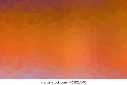 Multicolor polygonal illustration, which consist of triangles. Geometric background in Origami style with gradient. Triangular design for your business. Rainbow, spectrum image.