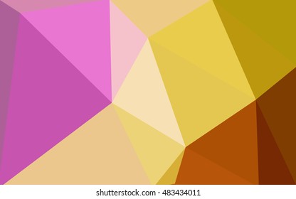 Multicolor polygonal illustration, which consist of triangles. Geometric background in Origami style with gradient. Triangular design for your business. Rainbow, spectrum image.