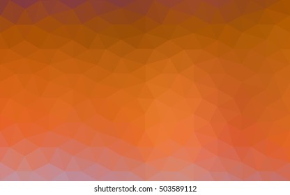 Multicolor polygonal illustration, which consist of triangles. Geometric background in Origami style with gradient. Triangular design for your business. Rainbow, spectrum image.