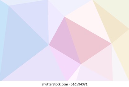 Multicolor polygonal illustration, which consist of triangles. Geometric background in Origami style with gradient. Triangular design for your business. Rainbow, spectrum image.