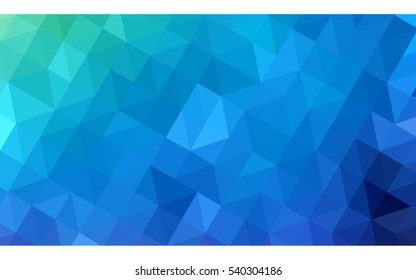 Multicolor polygonal illustration, which consist of triangles. Geometric background in Origami style with gradient. Triangular design for your business. Rainbow, spectrum image.