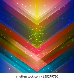 Multicolor polygonal illustration, which consist of lines. Geometric background in Origami style with gradient. Triangular design for your business. Rainbow, spectrum image.