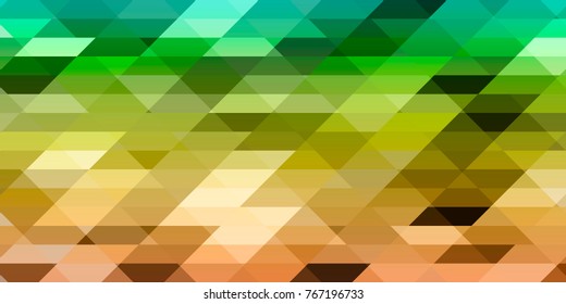 Multicolor polygonal illustration, which consist of triangles. Geometric background in Origami style with gradient. Triangular design for your business. Rainbow, spectrum image. Vector eps 10.
