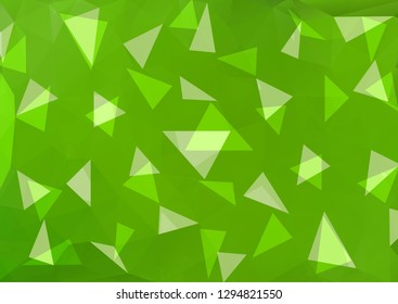 Multicolor polygonal illustration, which consists of triangles. Abstract geometric design for your business. - Vector graphics