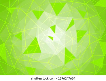Multicolor polygonal illustration, which consists of triangles. Abstract geometric design for your business. - Vector graphics