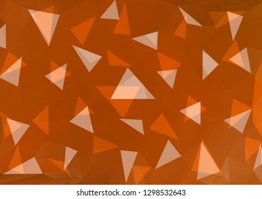 Multicolor polygonal illustration, which consists of triangles. Abstract geometric design for your business. - Vector graphics