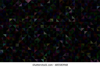 Multicolor polygonal template. A completely new color illustration in a vague style. Triangular pattern for your business design.