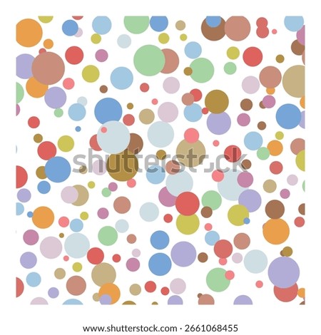 Multicolor postcard. Colorful vector background with circles. Splash effect banner. Holiday dotted abstract illustration with blurred drops of rain. Pattern for web page, banner, poster, card.