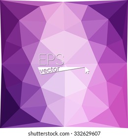 Multicolor  purple geometric rumpled triangular low poly style gradient illustration graphic background. Vector polygonal design for your business