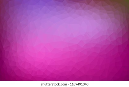 multicolor purple, pink geometric rumpled triangular low poly origami style gradient illustration graphic background. Vector polygonal design for your business.