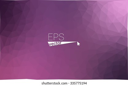 multicolor purple, pink geometric rumpled triangular low poly style gradient illustration graphic background. Vector polygonal design for your business.