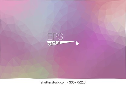 multicolor purple, pink geometric rumpled triangular low poly style gradient illustration graphic background. Vector polygonal design for your business.