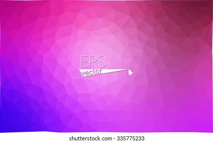 multicolor purple, pink geometric rumpled triangular low poly style gradient illustration graphic background. Vector polygonal design for your business.