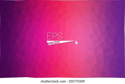 multicolor purple, pink geometric rumpled triangular low poly style gradient illustration graphic background. Vector polygonal design for your business.