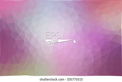 multicolor purple, pink geometric rumpled triangular low poly style gradient illustration graphic background. Vector polygonal design for your business.