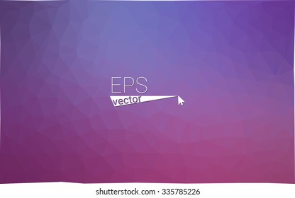 multicolor purple, pink geometric rumpled triangular low poly style gradient illustration graphic background. Vector polygonal design for your business.