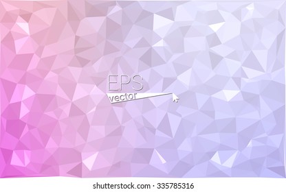 multicolor purple, pink geometric rumpled triangular low poly style gradient illustration graphic background. Vector polygonal design for your business.