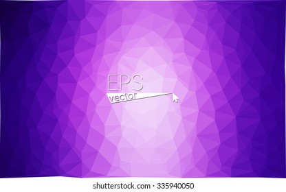 multicolor purple, pink geometric rumpled triangular low poly style gradient illustration graphic background. Vector polygonal design for your business.