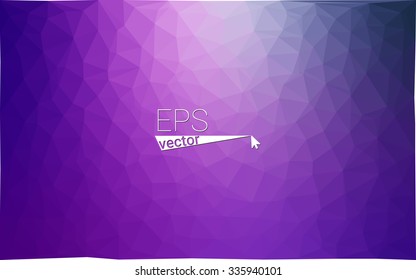 multicolor purple, pink geometric rumpled triangular low poly style gradient illustration graphic background. Vector polygonal design for your business.
